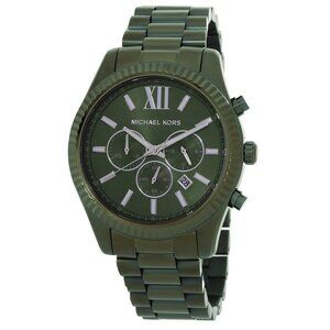 FX03726B NWT Michael Kors Fashion Men's Quartz Steel Authentic Watch